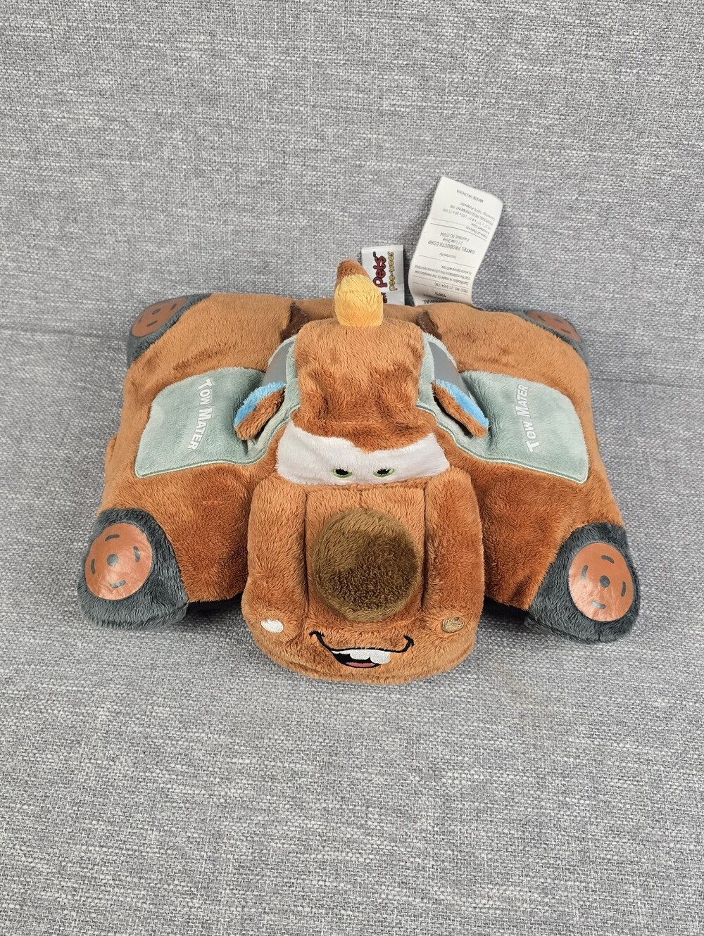 Disney Pixar Cars 2 Tow-Mater Pillow Pets Pee Wee
